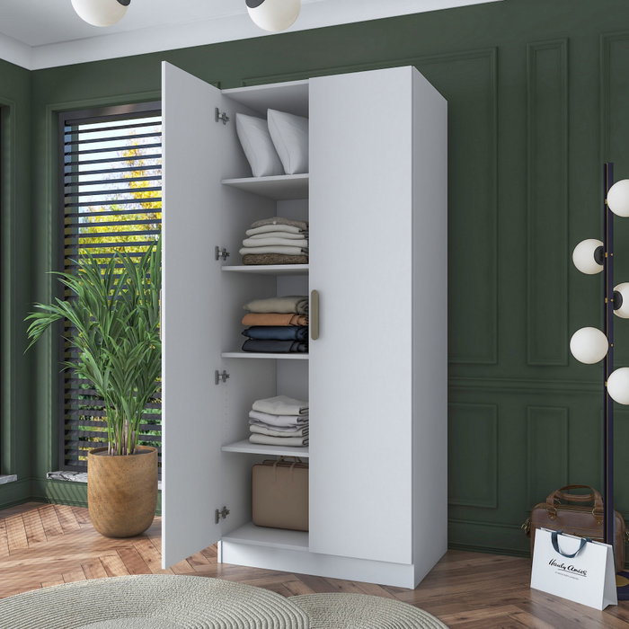Hanah Home Armario BA160 - 4525 Blanco Hanah Home Armario BA160 - 4525 Blanco